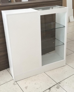 Balcão Vitrine MDF Branco .Cód VT1 - loja online