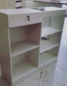 Balcão Vitrine MDF Branco .Cód VT1 - comprar online