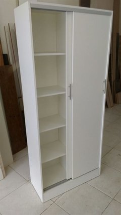 Armário Colmeia e Sapateira MDF branco