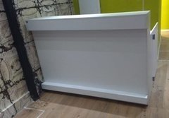 Balcão atendimento MDF branco c/ porta.códBALC022 - comprar online