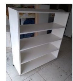 Balcão prateleira MDF Branco.cód EST14
