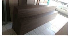 Base para manequim com 2 degraus MDF ameixa negra.cód B55J