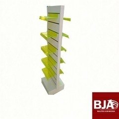 Expositor canaletado de Balcão MDF branco GD Ref Exp01