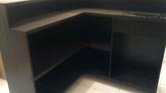 Balcão Em L caixa MDF preto na internet