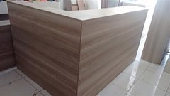 Balcão Em L Noce Califórnia 100% Mdf - Ref: 1011213
