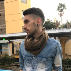 Cuello Lirio Camel - comprar online