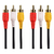 Cable de Audio 3 RCA a 3 RCA 1.8m Office - comprar online