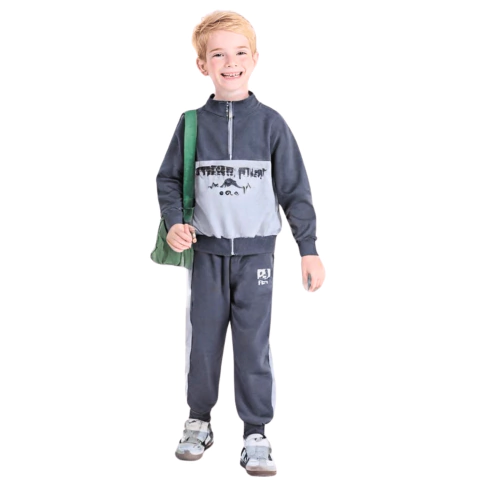 Conjunto Moletom peluciado Infantil Masculino Gola Olimica - comprar online
