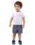 BERMUDA BEBE ECOLOGICA ALFAIATARIA - JEANS