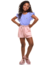 BLUSA BÁSICA MEIA MALHA COM BABADO E PINGENTE - AZURE