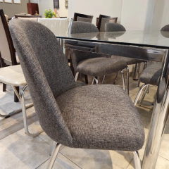 Juego de comedor cromado (cod. EXC-TSA) - comprar online