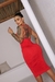 Vestido Drapeado Midi - Cecilia Boutique