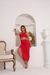 Vestido Vermelho Verão na internet