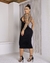 Vestido Drapeado Midi na internet
