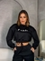 Conjunto Moletom Cropped na internet