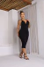 Vestido Drapeado Midi - loja online