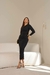 Vestido Midi Um Ombro Só – Drapeado em Suplex Premium na internet