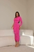 Vestido Midi Um Ombro Só – Drapeado em Suplex Premium na internet