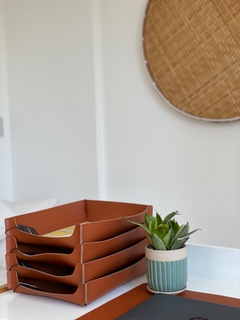 Porta papeles apilable - comprar online