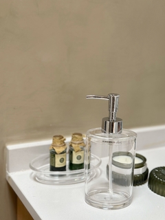 Dispenser acrilico oval alto