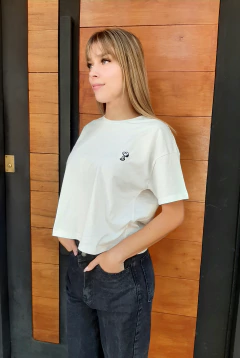 remera crop snoopy - comprar online