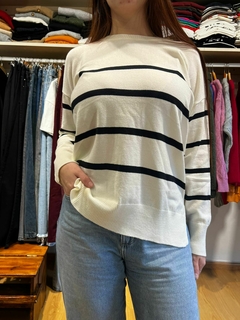 sweater bremer rayado largo - comprar online