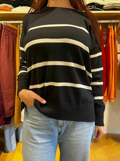 sweater bremer rayado largo