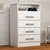 Cômoda em MDF com 4 Gavetas Compacta Jéssica a Pronta Entrega - ACP Móveis - ALFAIA DECOR - MÓVEIS A PRONTA ENTREGA