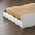 Cama Auxiliar de Solteiro Premium Ravena Para Colchão 0,88 - Conquista