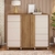 Cômoda Ripada Pegasus com Rodinhas Cabideiro 5 Gavetas e 2 Portas - Caemmun - comprar online