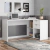 Mesa de Escritório em L com Tampo Giratório com 2 Gavetas e 3 Nichos 2060 - Notavel - comprar online
