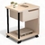 Mesa de Cabeceira Infantil JB 1010 com Carregador USB 1 Gaveta e Pés Industriais em Madeira Maciça - JB Bechara - ALFAIA DECOR - MÓVEIS A PRONTA ENTREGA