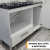 Balcão Para Cooktop a Pronta Entrega com Espaço para Botijão e 01 Porta - 1,05 Indekes - loja online