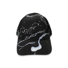 Boné pintado à mão black na internet