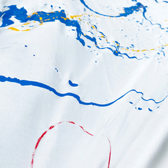 Imagem do Seda pura pintada à mão