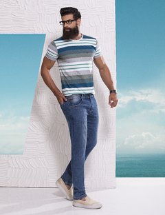 Ref: 01191100 - Calça Masc. Sllim - comprar online