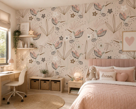 MURAL COLIBRIES