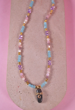 Choker ágata gris en internet