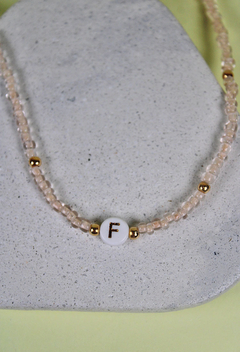 Choker inicial f - picaresca accesorios