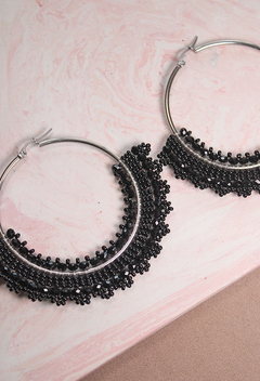 Candonga tejidas negras - picaresca accesorios