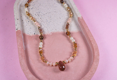 Collar Lluvia de oro gota - picaresca accesorios
