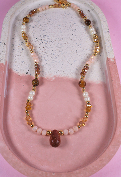 Collar Lluvia de oro gota - tienda online