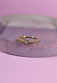 Anillo Alma verde - picaresca accesorios