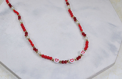 Choker mil corazones blanco - comprar online