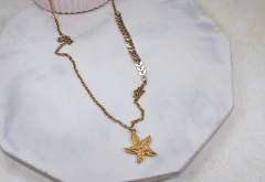 Cadena estrella y espigas