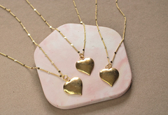 Cadena corazón plano - tienda online