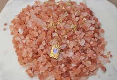 Cadena corazón morado - comprar online