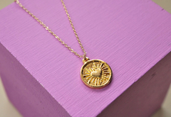 Cadena moneda corazón