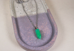 Cadena ágata verde