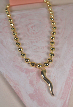 Cadena oro jalapeño - picaresca accesorios
